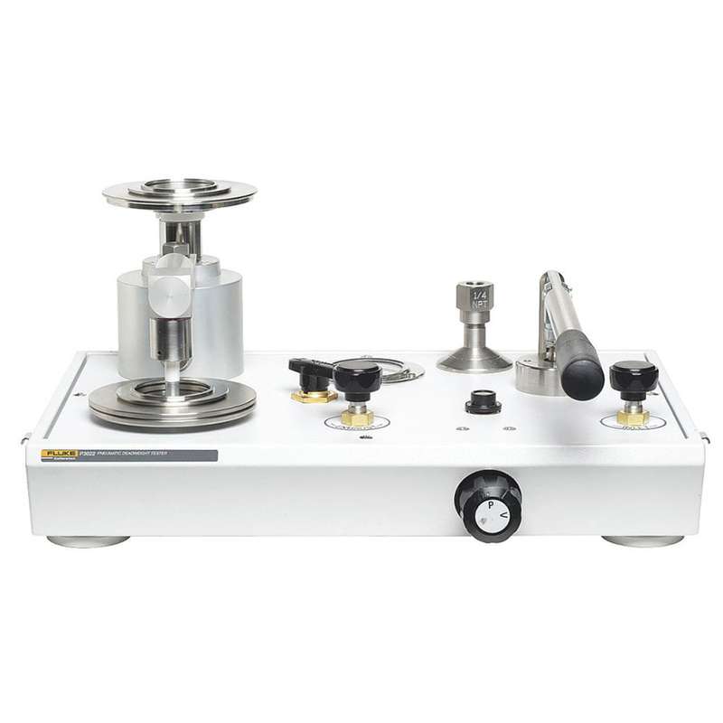 Gas Deadweight Tester, Dual VAC/Pressure 1000 MBAR, with Pump